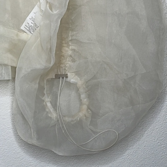 Missguided Sheer White Blouse - Picture 3 of 6